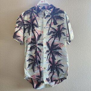 NWT Coastal Brand Hawaiian Button-up - XL